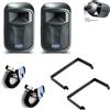 FBT J 8A Coppia Diffusore Attivo 500w +FBT SJ-8U 2xStaffa Muro +2Cavi BULK250LU5