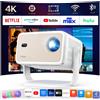 Netflix Proiettore 4K Smart TV, Y7 Portatile Videoproiettore Wifi Bluetooth, Lu