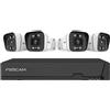 FOSCAM FNA108E-B4-2T Telecamera di sicurezza set 4 telecamere con registratore B