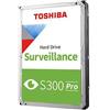Toshiba S300 Pro Surveillance disco rigido interno 8 TB 7200 Giri/min 512 MB 3.5