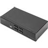 DIGITUS Switch KVM DIGITUS 4x1 DP DP/uscita DP/USB/4K60Hz