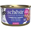 Schesir Gatto Lattina In Acqua Di Cottura Adulto Tonnetto, Manzo & Riso 85 Gr