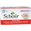 Schesir Gatto Lattina In Acqua Di Cottura Multipack Adulto Pollo & Anatra Cf. (6X50) Gr