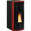 EXTRAFLAME Stufa SIBILLA PLUS Bordeaux Canalizzata 1280750