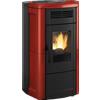 EXTRAFLAME Stufa NOVELLA PLUS EVO Bordeaux Canalizzata 1280450