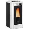 EXTRAFLAME Stufa ANASTASIA PLUS Bianca Canalizzata 1280851