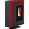 EXTRAFLAME Stufa SOUVENIR STEEL EVO Bordeaux Canalizzata 1275755