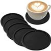 joeji's Kitchen Joejis Sottobicchieri Silicone set da 8 Round Mug Drink sottobicchieri sotto bicchieri da tavola - Tappetini da bar per birra antiscivolo per tazze da caffè, bicchieri da vino, birra e bottiglie
