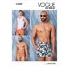 Vogue Patterns V1897XM Abbigliamento sportivo uomo/ragazzo XM (S-M-L)