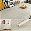 Livelynine Carta da Parati Adesiva Muro Cucina Lavabile Legno Chiaro 40CMx10M Pellicola Adesiva Legno Bianco Sporco Carta Adesiva per Armadio Piano Lavoro Cucina Top Legno Plastica Adesiva per Mobili