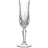 RCR Cristalleria Italiana 13 cl - Opera Calice Flute in Vetro - Set 6 Pezzi