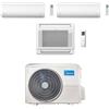 Midea Climatizzatore Condizionatore Midea Console Pavimento + Xtreme R32 Trial 9000 + 9000 + 12000 BTU con U.E. M3OA-27HFN8-Q INVERTER Classe A++/A+