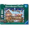 Ravensburger - Puzzles XXL Natale | Puzzle Bambini 6 Anni In Su | Puzzle Ravensburger 100 Pezzi | Giochi Per Bambini 36 X 49 Cm | Regalo Bambino 6 Anni O Più