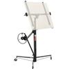VEVOR Sollevatore per Cartongesso da 3,35 m, Portata 68 kg, con Braccio Telescopico Regolabile da 1,2 a 2,9 m, Ruote Bloccabili, Strumento di Sollevamento per Montaggio a Soffitto, Nero