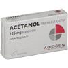 Abiogen ACETAMOL Prima Infanzia 125 mg supposte 10 pz Supposte per bambini