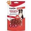 Camon Dog Treats&Snack Dadini di Salmone e Pelle di Pesce - Confezione Da 80 Gr