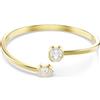 SWAROVSKI BRACCIALE BANGLE IMBER, PLACCATO ORO M - 16.6 CM