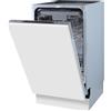 Hisense HV523E10 lavastoviglie Slim A scomparsa totale 10 coperti E