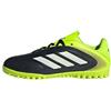adidas Copa Pure III Club TF J, Scarpe da Calcio, Core Black/Cloud White/Lucid Lemon, 33 EU