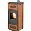 Stufa idro pellet Anselmo cola termo max 22 KW Ac cuoio