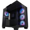 LC-POWER Case MidiTower ATX 809B nero USB3.2/Audio senza alimentatore Dark StormX