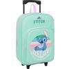 safta STITCH - Zaino per bambini con carrello compatto, ideale per bambini di diverse età, comodo e versatile, qualità e resistenza, 33 x 43 x 15 cm