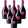 Sior Lele Vino Spumante Rosè Brut Vineyeards V8+ 6 bottiglie 75 cl