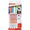 Edding 4085 Basicos Pack de 4 Rotuladores de Tiza Liquida - Punta Redonda - Traz