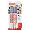 Edding 4085 Metalicos Pack de 4 Rotuladores de Tiza Liquida - Punta Redonda - Tr