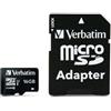 Verbatim TRANSFLASH MICROSD SDHC 16GB SD MICRO CLASSE10 MEMORIA VERBATIM 44082
