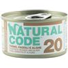 Natural Code Gatto Lattina (20) Adulto Tonno, Fagioli & Alghe 85 Gr