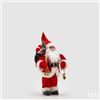 EDG Enzo De Gasperi Babbo Natale con Campane H 30 Cm White Red