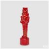 EDG Enzo De Gasperi Decoro Soldatino Twist Natale H 35,5 Cm D 9,5 Cm Musica, Movimento e Led Red