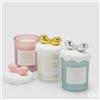 EDG Enzo De Gasperi Candela di Natale con Fiocco Ass. H 12,5 Cm D 7,5 Cm Berry Fruit, Greenwood Breeze o Cinnamon 1 Pz