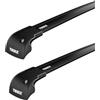 Thule Portatutto Thule WingBar Edge Black Holden Zafira Family 5-dr MPV con mancorrenti sul tetto integrati 11-14