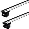 Thule Portatutto Thule con EVO WingBar Holden Zafira Family 5-dr MPV con mancorrenti sul tetto integrati 11-14