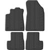 Gledring Tappetini in Gomma Compatibile con Citroen C3 IV 2024- escl. e-C3 (Profilo T 4-Parti + Clip di Montaggio)