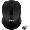 LeadsaiL Mouse Wireless, Mouse Senza Fili per PC Portatile, Mouse USB Ergonomico, 1600 DPI, 3 Pulsanti, Clic Silenzioso, 2.4 GHz, con Ricevitore USB Wireless Compatibile con Chromebook, Mac, Laptop