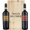 COLPETRONE Cassa di legno 2 vini cantina colpetrone