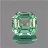 Naturale Perfetto Apple Verde Montana Zaffiro Taglio Asscher Loose Gemma 10.50MM