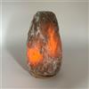 Lampade di Sale Store Lampada di Sale Himalayano Grigia grezza 4-6 kg con luce calda e base in legno