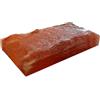 Lampade di Sale Store Mattonella di Sale Himalayano Rosa naturale 20x10x2,5 cm con lato grezzo per rivestimenti e grotte di Sale
