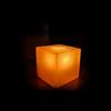 Lampade di Sale Store Portacandela di Sale Himalayano Rosa scolpito a forma di Cubo 1 kg per lumini tea light