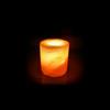 Lampade di Sale Store Portacandela di Sale Himalayano Rosa scolpito a forma di Cilindro 1 kg per lumini tea light