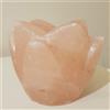 Lampade di Sale Store Portacandela di Sale Himalayano Rosa scolpito a forma di Tulipano 750 g per lumini tea light