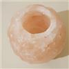 Lampade di Sale Store Portacandela di Sale Himalayano Rosa scolpito a forma di Sfera grezza 750 g per lumini tea light