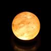 Lampade di Sale Store Lampada di Sale Himalayano Rosa scolpita a forma di Sfera 3 kg con luce calda e base in legno