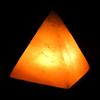 Lampade di Sale Store Lampada di Sale Himalayano Rosa scolpita a forma di Piramide 2-3 kg con luce calda e base in legno