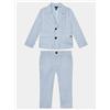 GUESS ITALIA SPA COMPLETO ELEGANTE GUESS NEONATO CIELO I4RG26WFZ90 56% LINO 46% COTONE 2% ELASTANO.