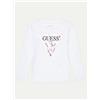 GUESS ITALIA SPA NEW COLLECTION T-SHIRT MANICA LUNGA GUESS BAMBINA BASIC LOGO ROSA K84I18K8HM0